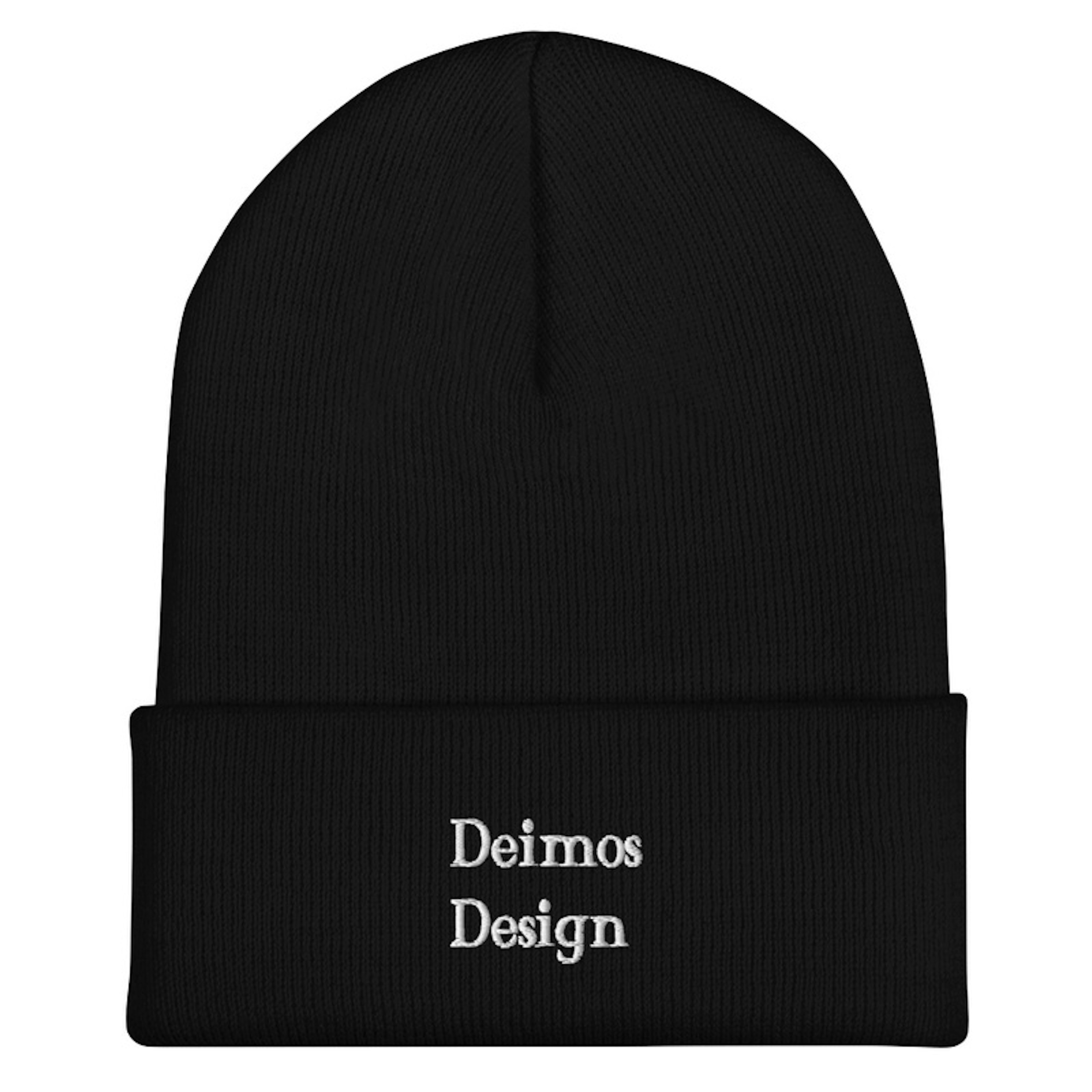 Black Deimos Design Beanie